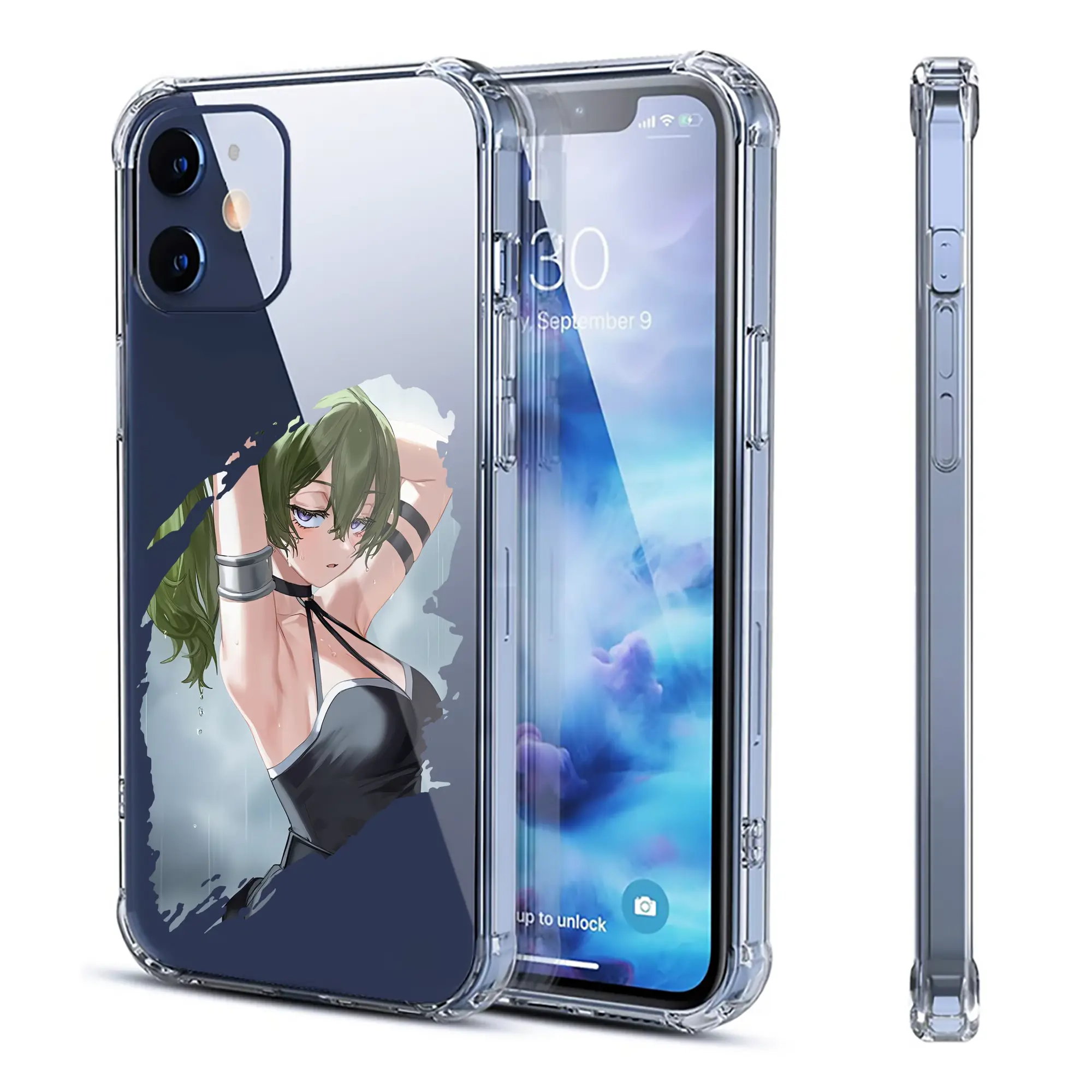 葬送のフリーレン（Frieren） グッズ,ユーベル（Übel） - IPhone 12シリーズ対応 ・ 透明スマホケース ・ クリアソフトケース ・ TPU素材 ・ 耐衝撃 ・ 高密着 ・ 防汚 防指紋 ・ 簡単着脱